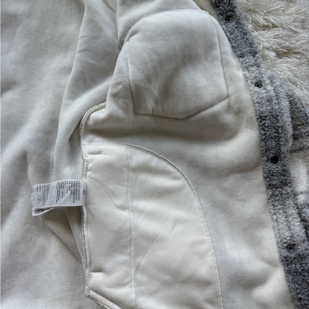 NWOT Abercrombie Plaid Sherpa Jacket - Picture 6 of 10